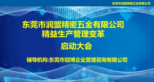 潤盟精密五金精益生產(chǎn)項目啟動會